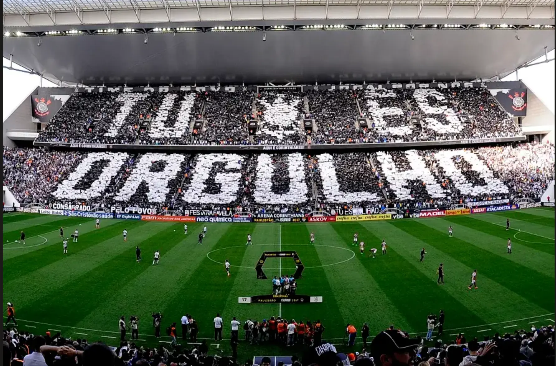 Neo Química Arena lotada com a Fiel Torcida do Corinthians